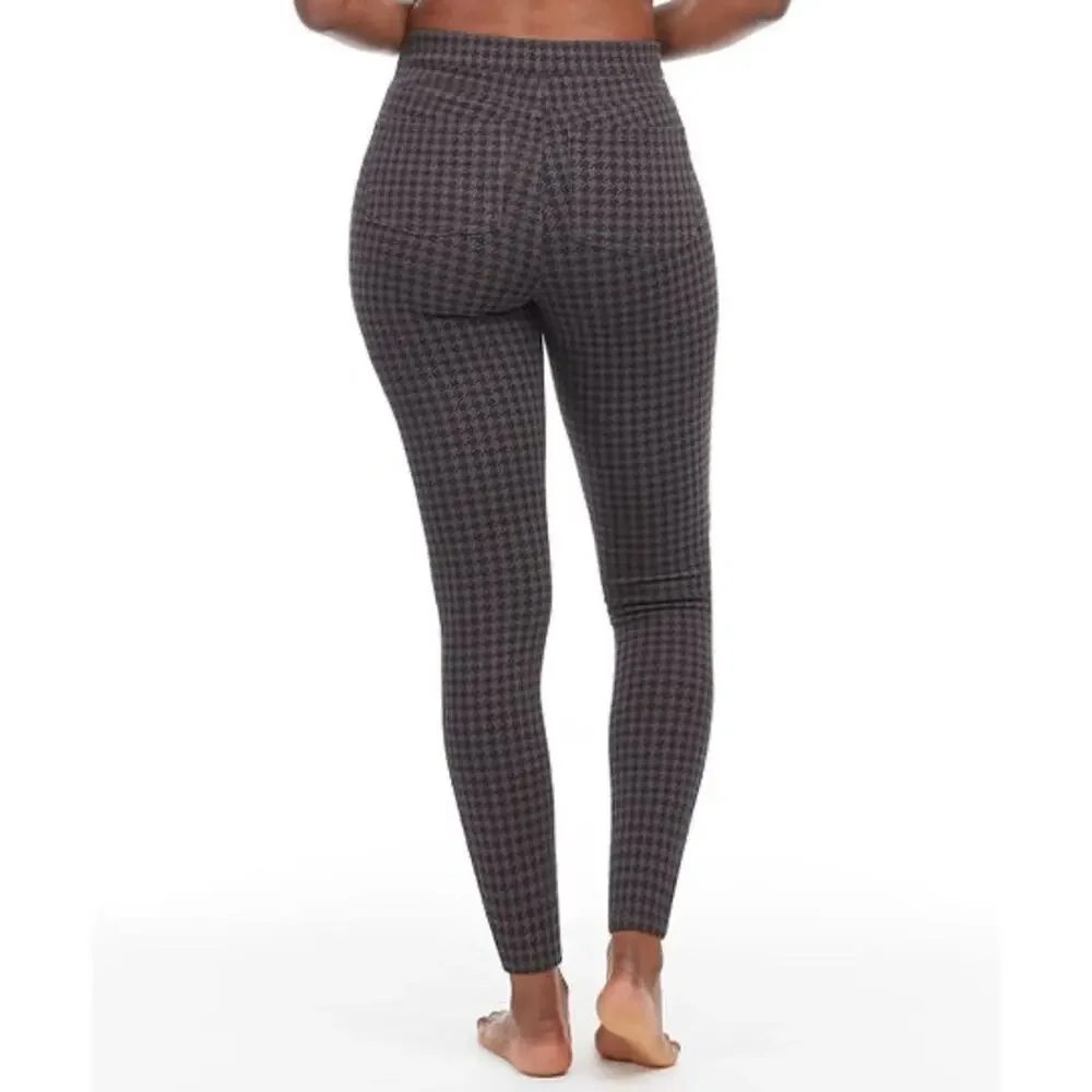 Spanx Ankle Jean-ish Leggings in Houndstooth Print Size M